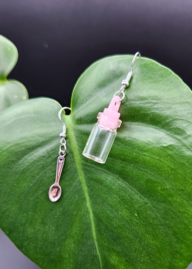 Spoon and Jar Earrings