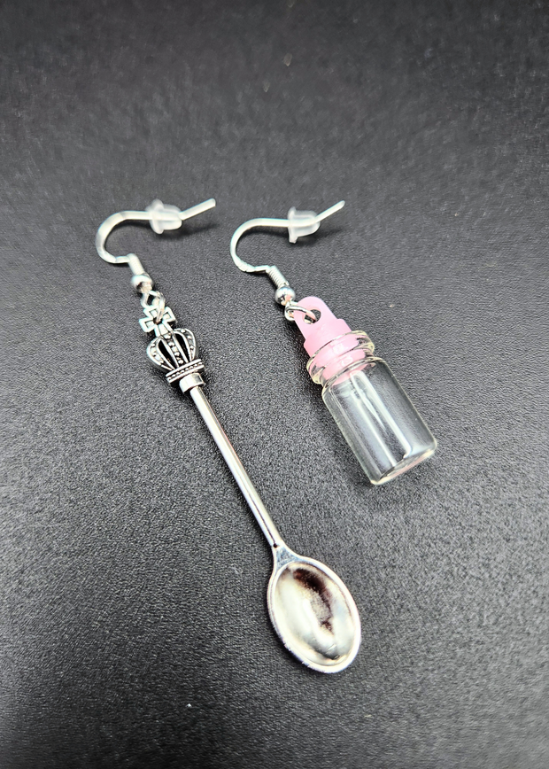 Spoon and Jar Earrings