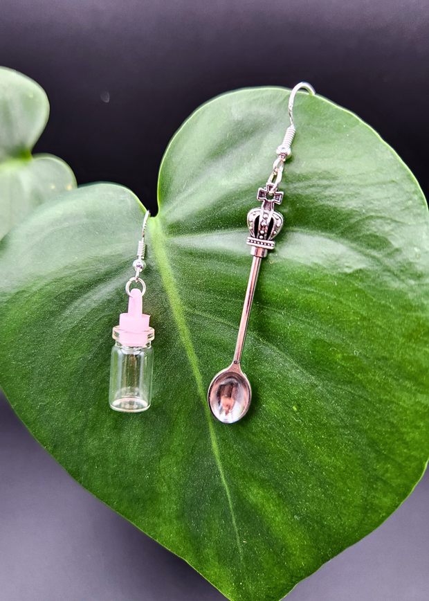 Spoon and Jar Earrings