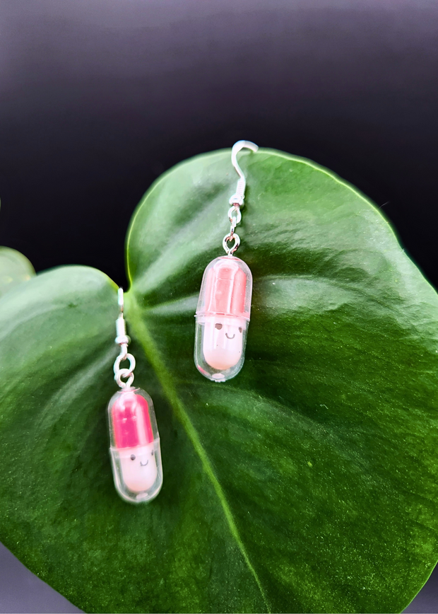 Happy Pill Earrings