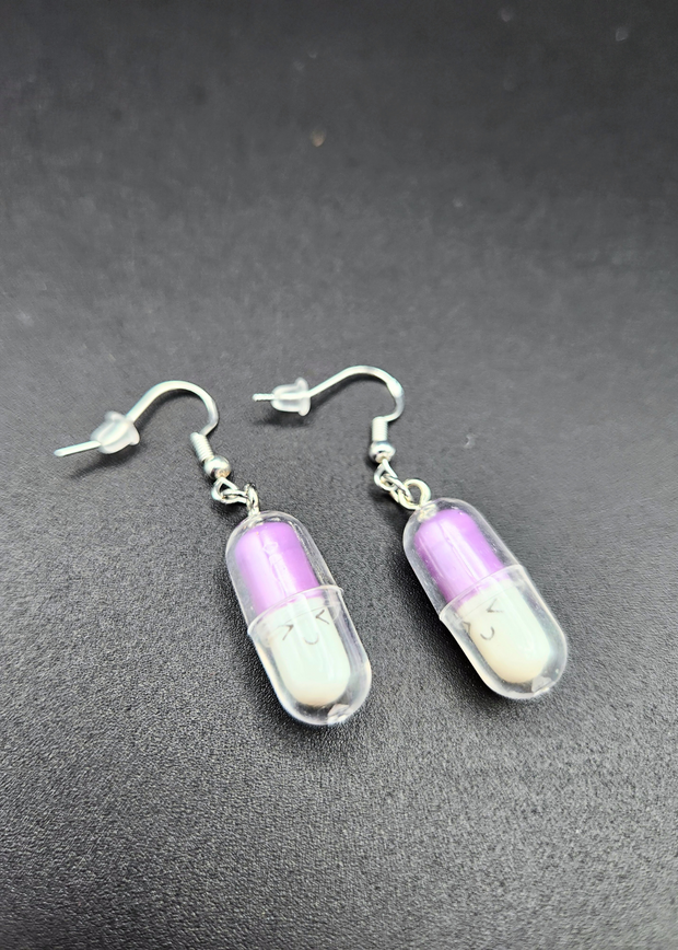 Happy Pill Earrings