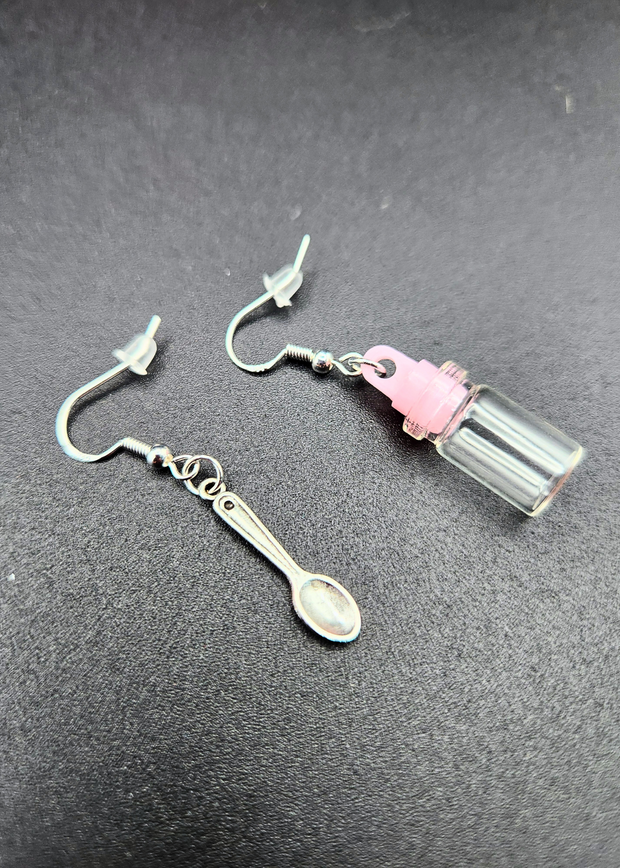 Spoon and Jar Earrings